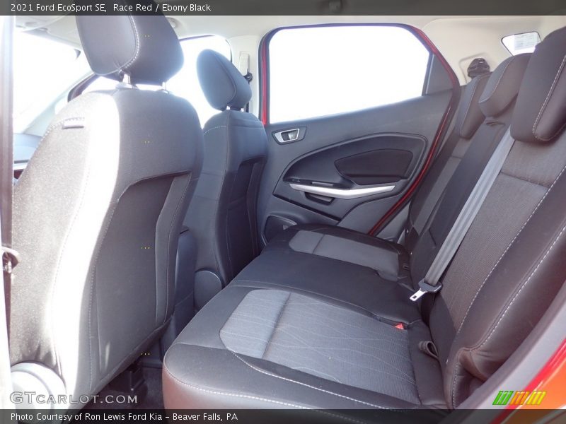 Rear Seat of 2021 EcoSport SE