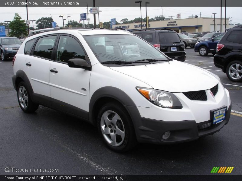 Frost White / Graphite 2003 Pontiac Vibe