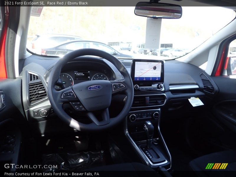 Dashboard of 2021 EcoSport SE