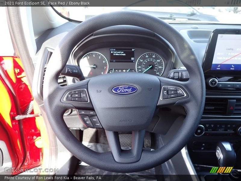  2021 EcoSport SE Steering Wheel