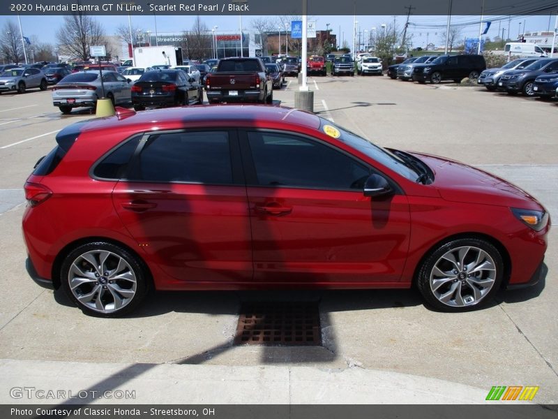 Scarlet Red Pearl / Black 2020 Hyundai Elantra GT N Line