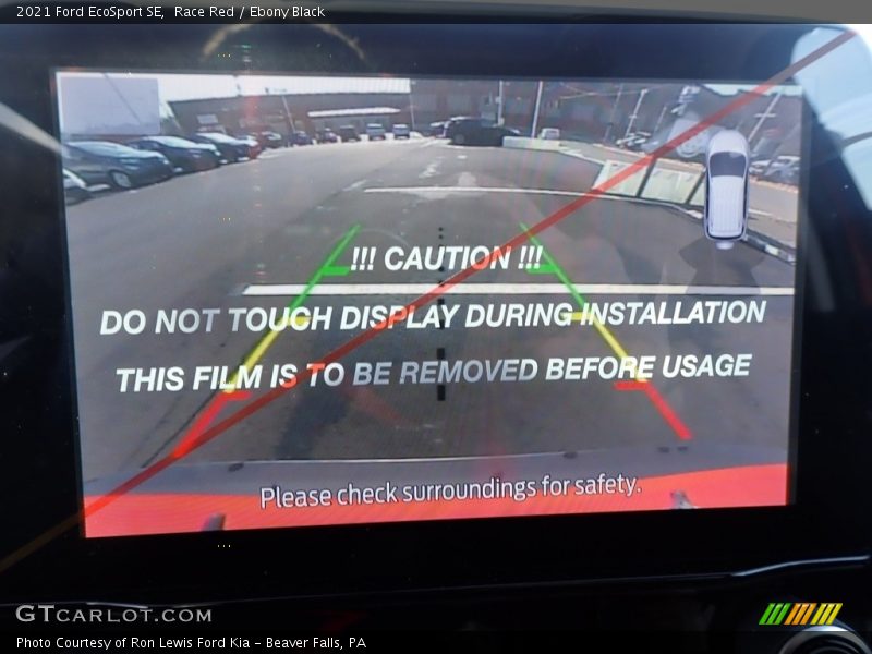 Race Red / Ebony Black 2021 Ford EcoSport SE