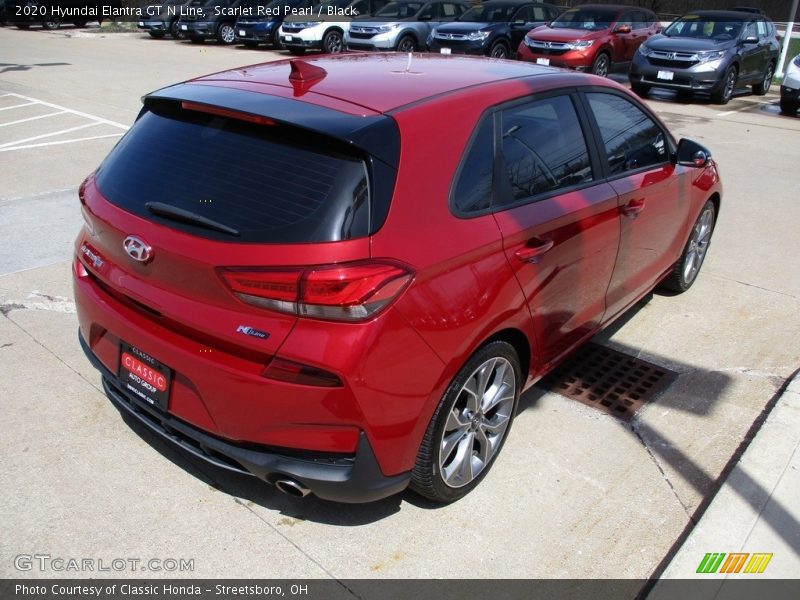 Scarlet Red Pearl / Black 2020 Hyundai Elantra GT N Line