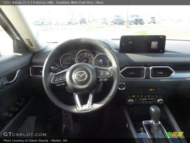 Snowflake White Pearl Mica / Black 2022 Mazda CX-5 S Preferred AWD