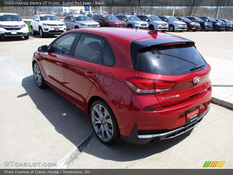 Scarlet Red Pearl / Black 2020 Hyundai Elantra GT N Line