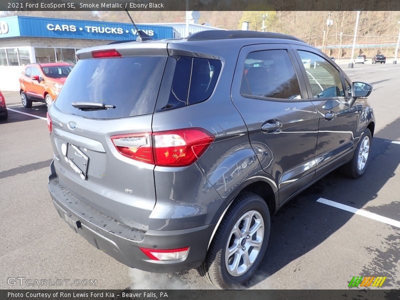 Smoke Metallic / Ebony Black 2021 Ford EcoSport SE
