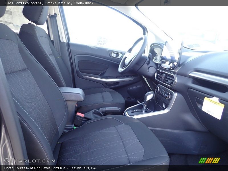 Smoke Metallic / Ebony Black 2021 Ford EcoSport SE