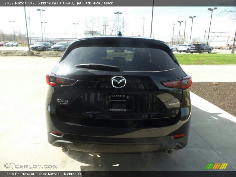 Jet Black Mica / Black 2022 Mazda CX-5 S Premium Plus AWD