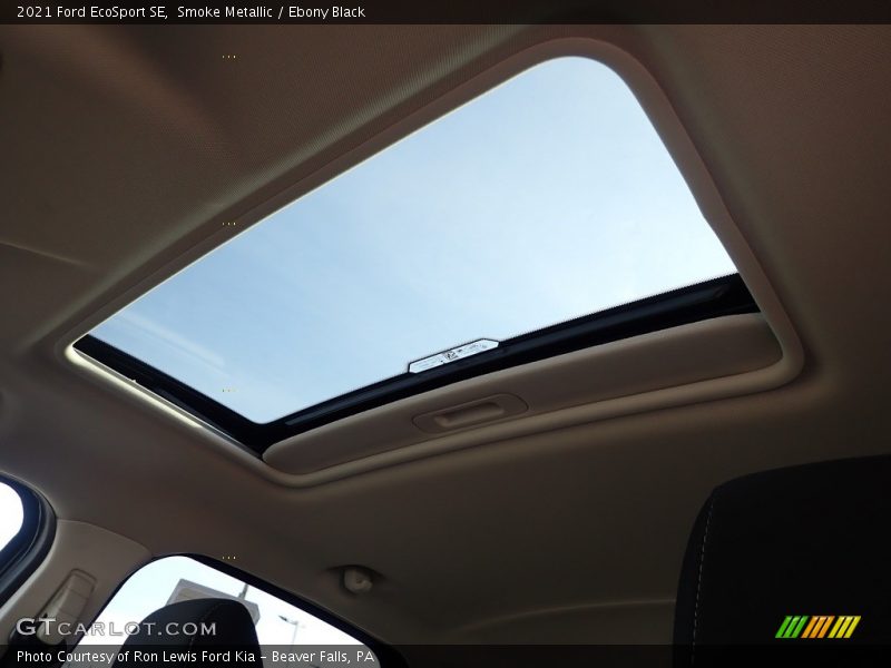 Smoke Metallic / Ebony Black 2021 Ford EcoSport SE