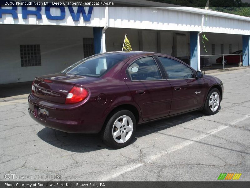 Deep Cranberry Pearlcoat / Agate 2000 Plymouth Neon LX