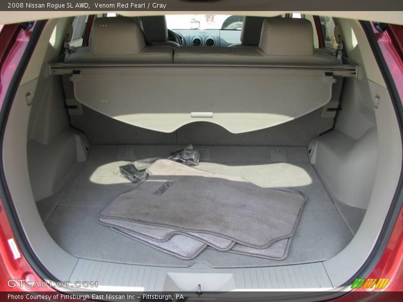 Venom Red Pearl / Gray 2008 Nissan Rogue SL AWD
