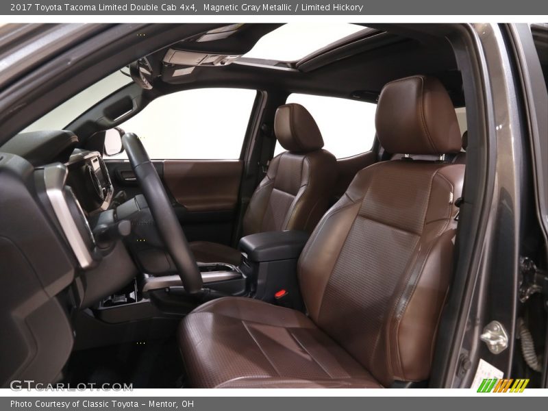 Front Seat of 2017 Tacoma Limited Double Cab 4x4