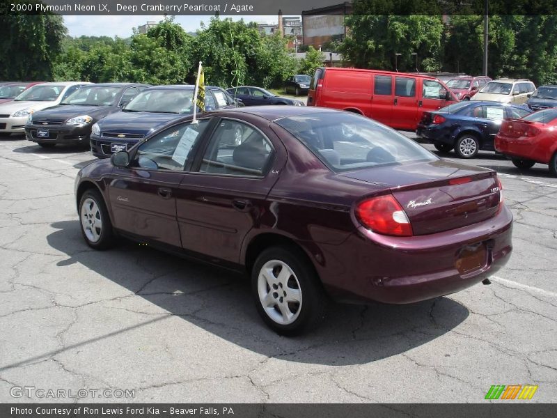 Deep Cranberry Pearlcoat / Agate 2000 Plymouth Neon LX