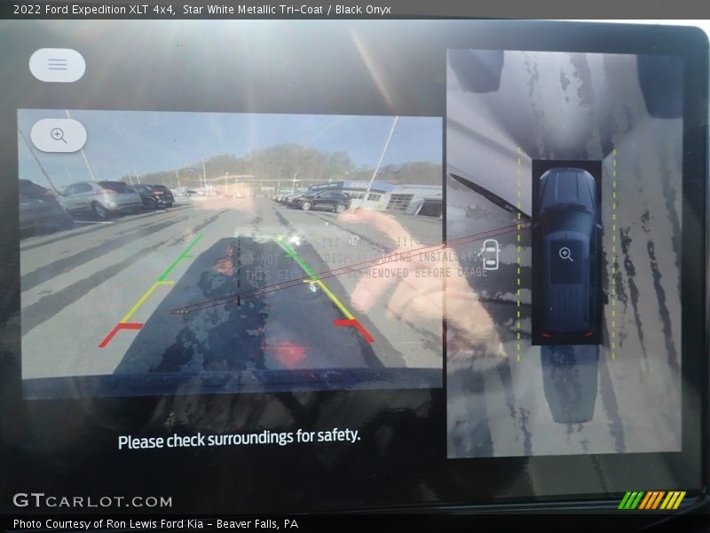 Star White Metallic Tri-Coat / Black Onyx 2022 Ford Expedition XLT 4x4