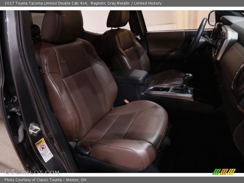 Magnetic Gray Metallic / Limited Hickory 2017 Toyota Tacoma Limited Double Cab 4x4