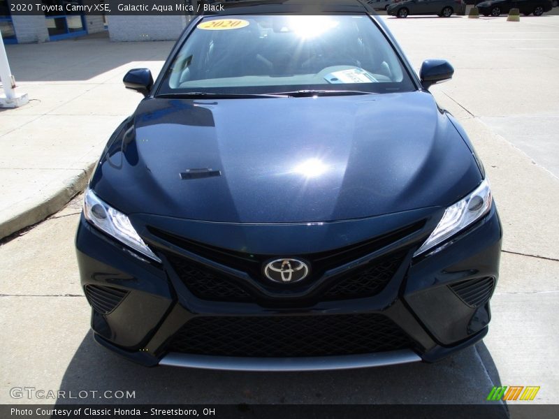 Galactic Aqua Mica / Black 2020 Toyota Camry XSE