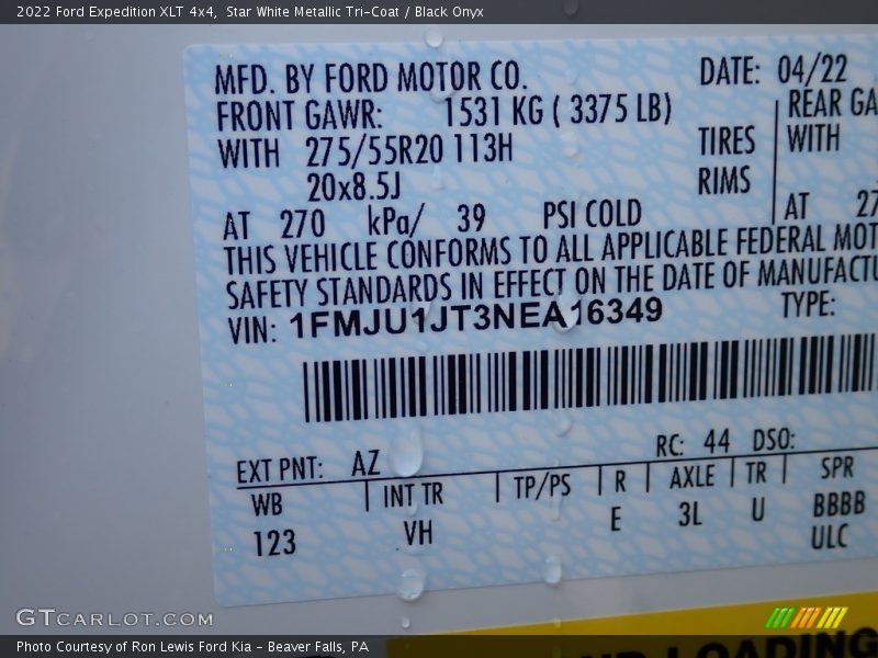 AZ - 2022 Ford Expedition XLT 4x4