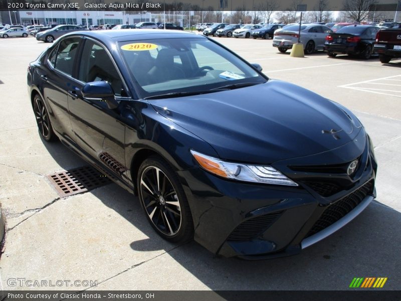 Galactic Aqua Mica / Black 2020 Toyota Camry XSE
