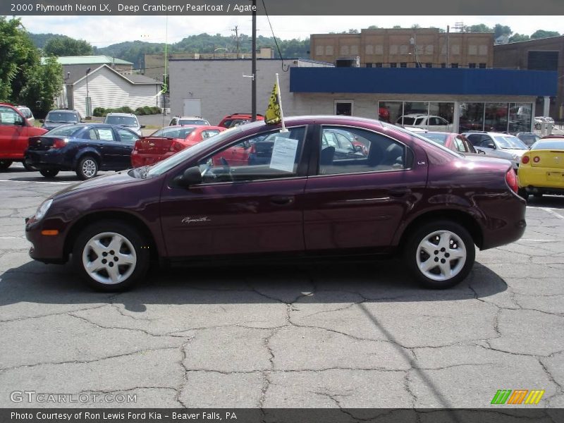 Deep Cranberry Pearlcoat / Agate 2000 Plymouth Neon LX