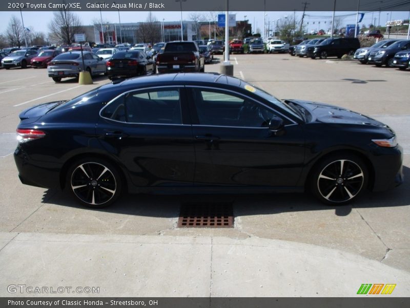 Galactic Aqua Mica / Black 2020 Toyota Camry XSE