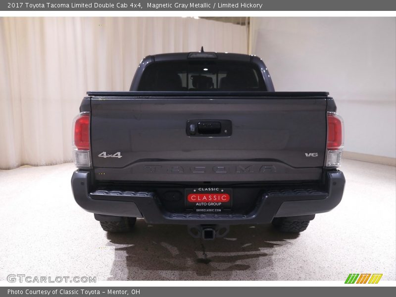 Magnetic Gray Metallic / Limited Hickory 2017 Toyota Tacoma Limited Double Cab 4x4