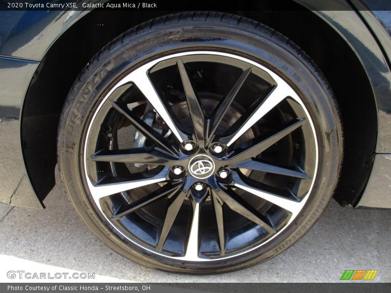 Galactic Aqua Mica / Black 2020 Toyota Camry XSE