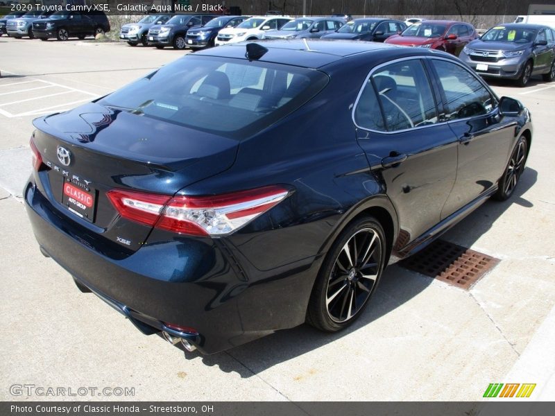 Galactic Aqua Mica / Black 2020 Toyota Camry XSE