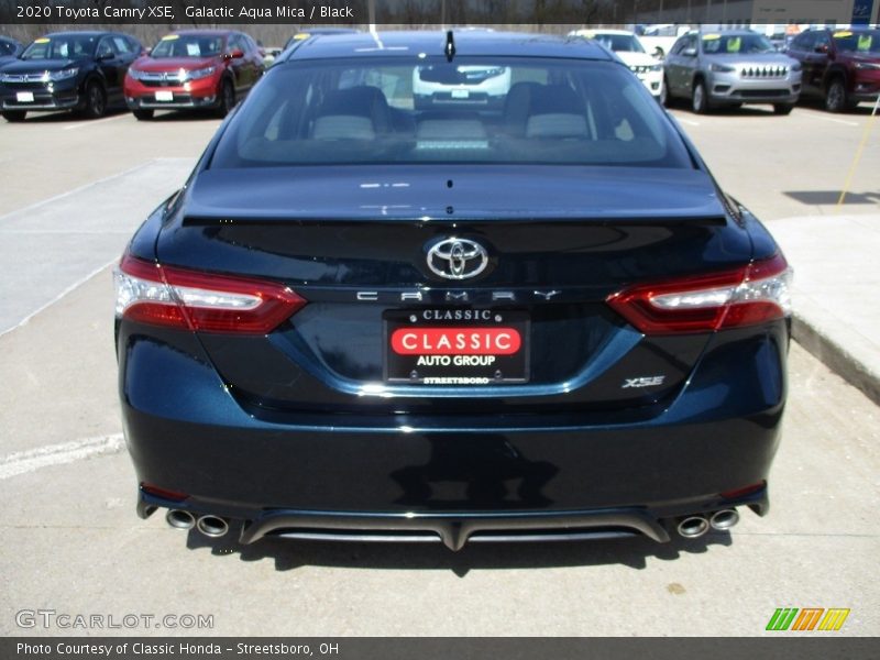 Galactic Aqua Mica / Black 2020 Toyota Camry XSE