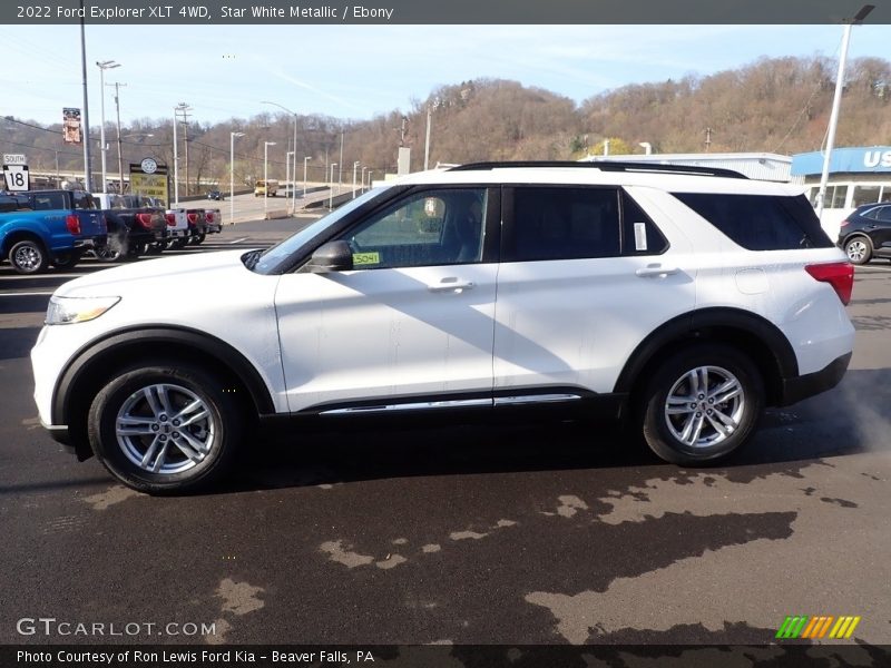  2022 Explorer XLT 4WD Star White Metallic