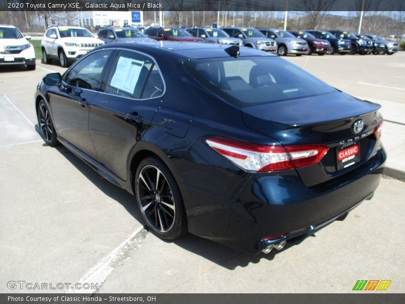 Galactic Aqua Mica / Black 2020 Toyota Camry XSE