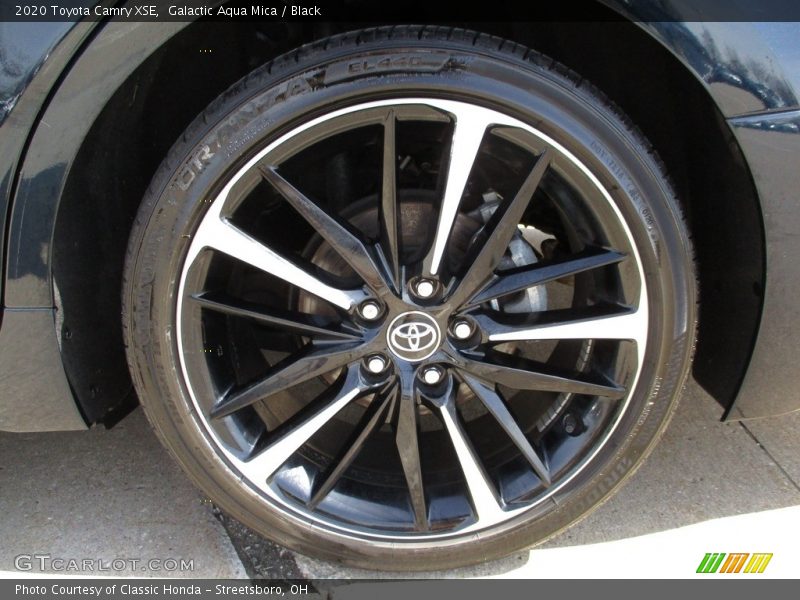 Galactic Aqua Mica / Black 2020 Toyota Camry XSE