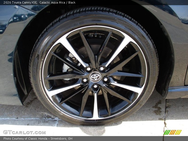 Galactic Aqua Mica / Black 2020 Toyota Camry XSE
