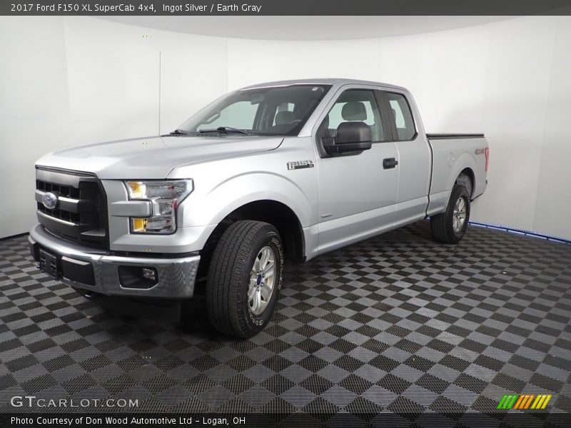 Ingot Silver / Earth Gray 2017 Ford F150 XL SuperCab 4x4