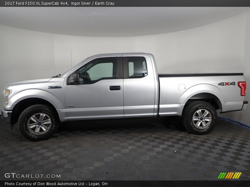 Ingot Silver / Earth Gray 2017 Ford F150 XL SuperCab 4x4