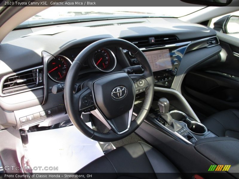 Galactic Aqua Mica / Black 2020 Toyota Camry XSE