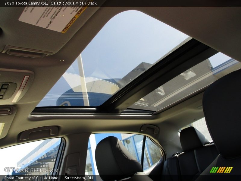 Galactic Aqua Mica / Black 2020 Toyota Camry XSE