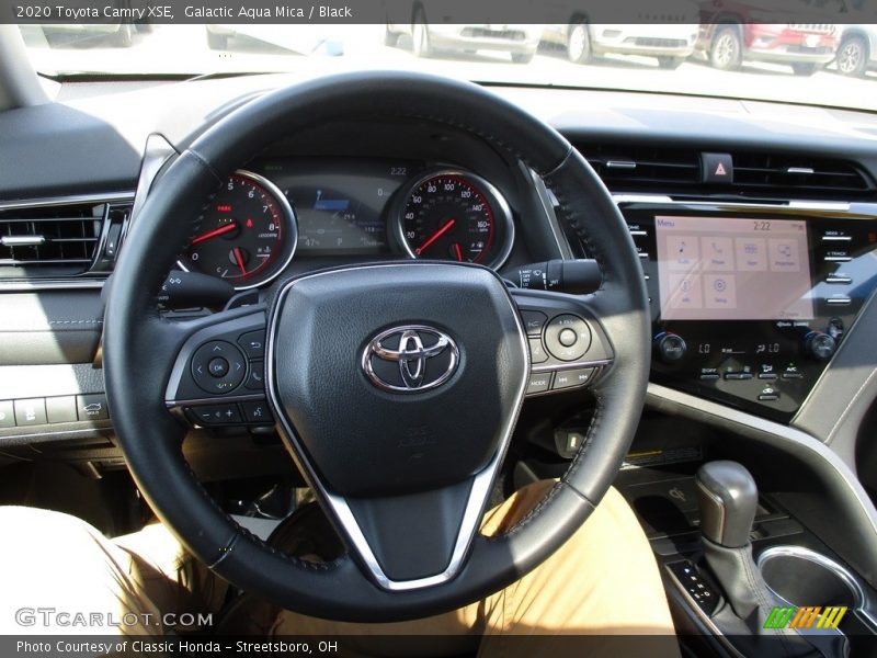 Galactic Aqua Mica / Black 2020 Toyota Camry XSE