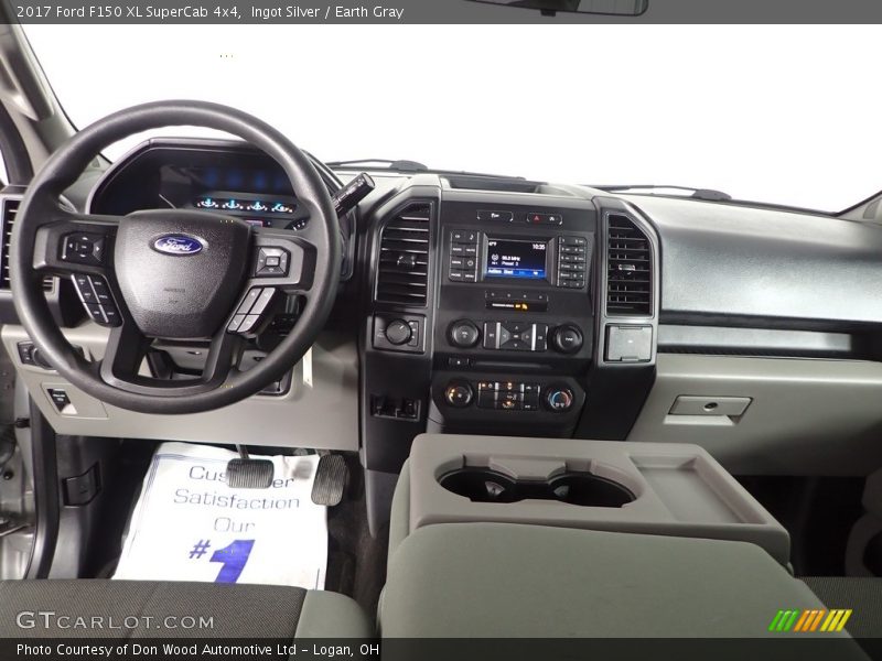 Ingot Silver / Earth Gray 2017 Ford F150 XL SuperCab 4x4