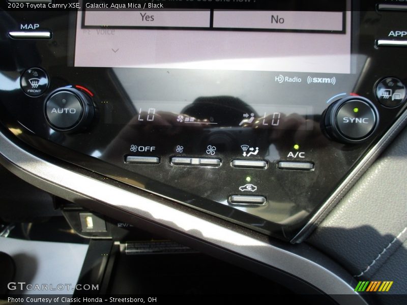 Galactic Aqua Mica / Black 2020 Toyota Camry XSE