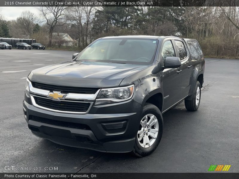 Cyber Gray Metallic / Jet Black/Dark Ash 2016 Chevrolet Colorado LT Crew Cab 4x4