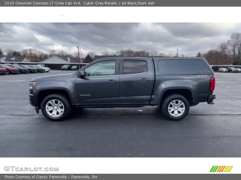 Cyber Gray Metallic / Jet Black/Dark Ash 2016 Chevrolet Colorado LT Crew Cab 4x4