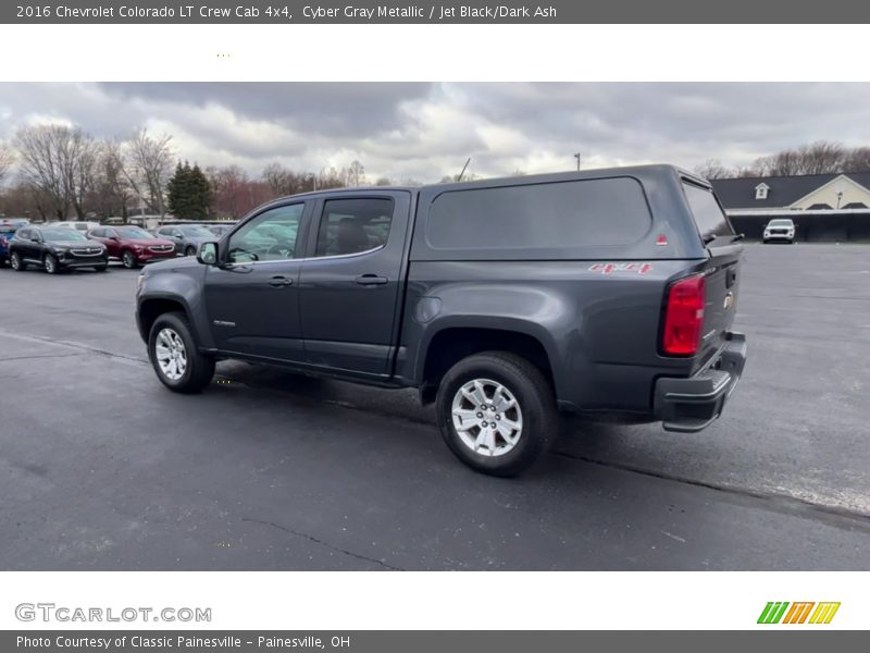 Cyber Gray Metallic / Jet Black/Dark Ash 2016 Chevrolet Colorado LT Crew Cab 4x4
