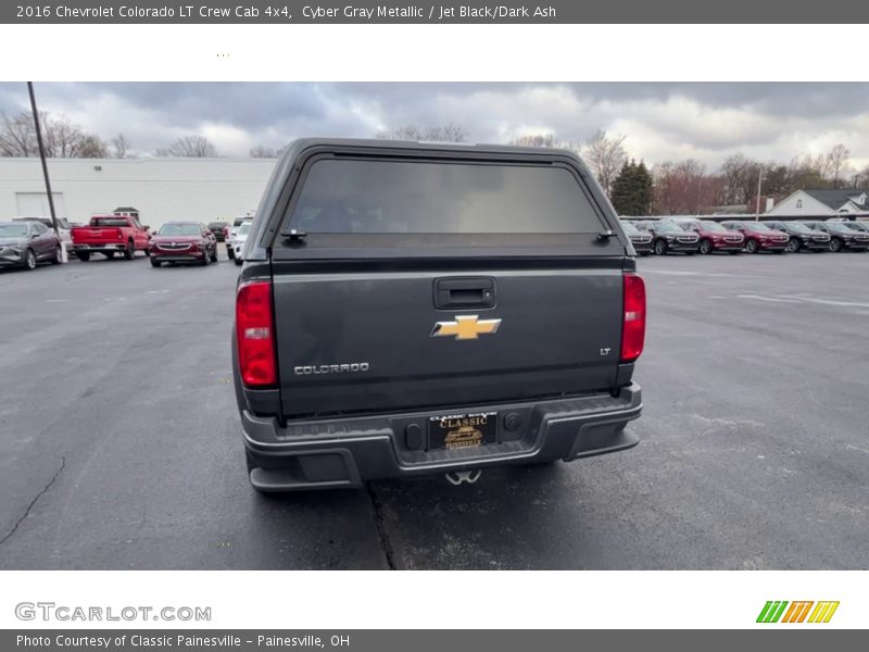 Cyber Gray Metallic / Jet Black/Dark Ash 2016 Chevrolet Colorado LT Crew Cab 4x4