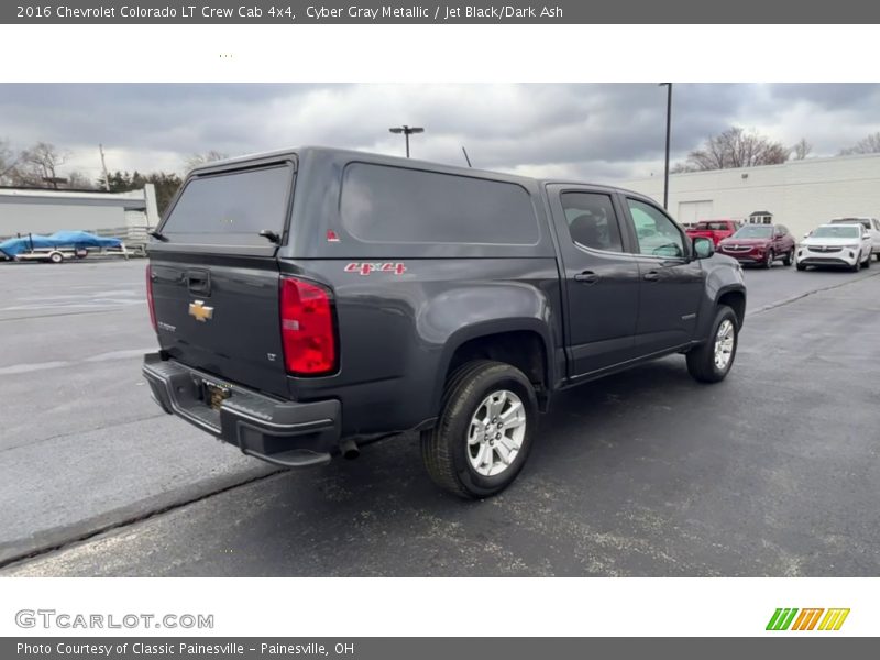 Cyber Gray Metallic / Jet Black/Dark Ash 2016 Chevrolet Colorado LT Crew Cab 4x4