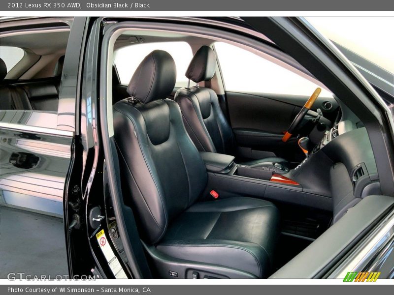 Obsidian Black / Black 2012 Lexus RX 350 AWD