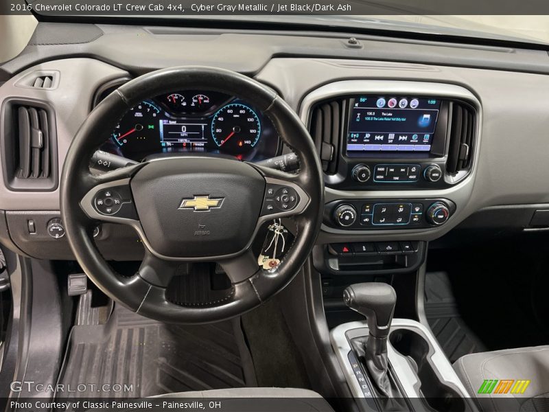 Cyber Gray Metallic / Jet Black/Dark Ash 2016 Chevrolet Colorado LT Crew Cab 4x4