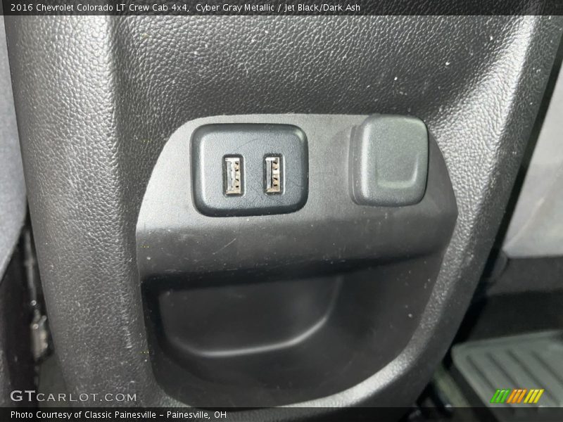 Cyber Gray Metallic / Jet Black/Dark Ash 2016 Chevrolet Colorado LT Crew Cab 4x4