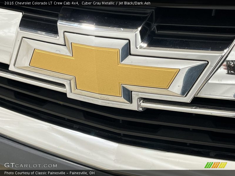 Cyber Gray Metallic / Jet Black/Dark Ash 2016 Chevrolet Colorado LT Crew Cab 4x4