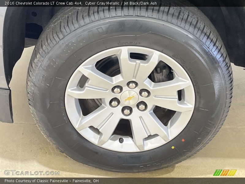 Cyber Gray Metallic / Jet Black/Dark Ash 2016 Chevrolet Colorado LT Crew Cab 4x4