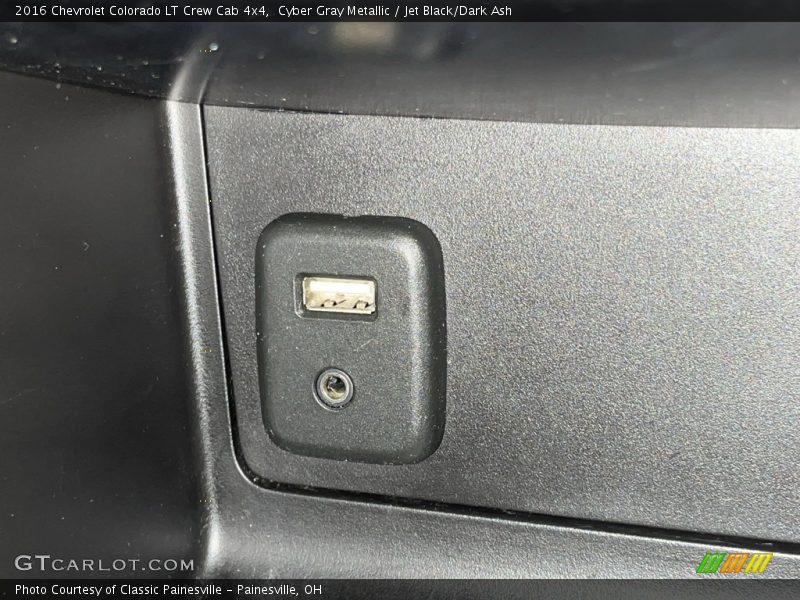 Cyber Gray Metallic / Jet Black/Dark Ash 2016 Chevrolet Colorado LT Crew Cab 4x4